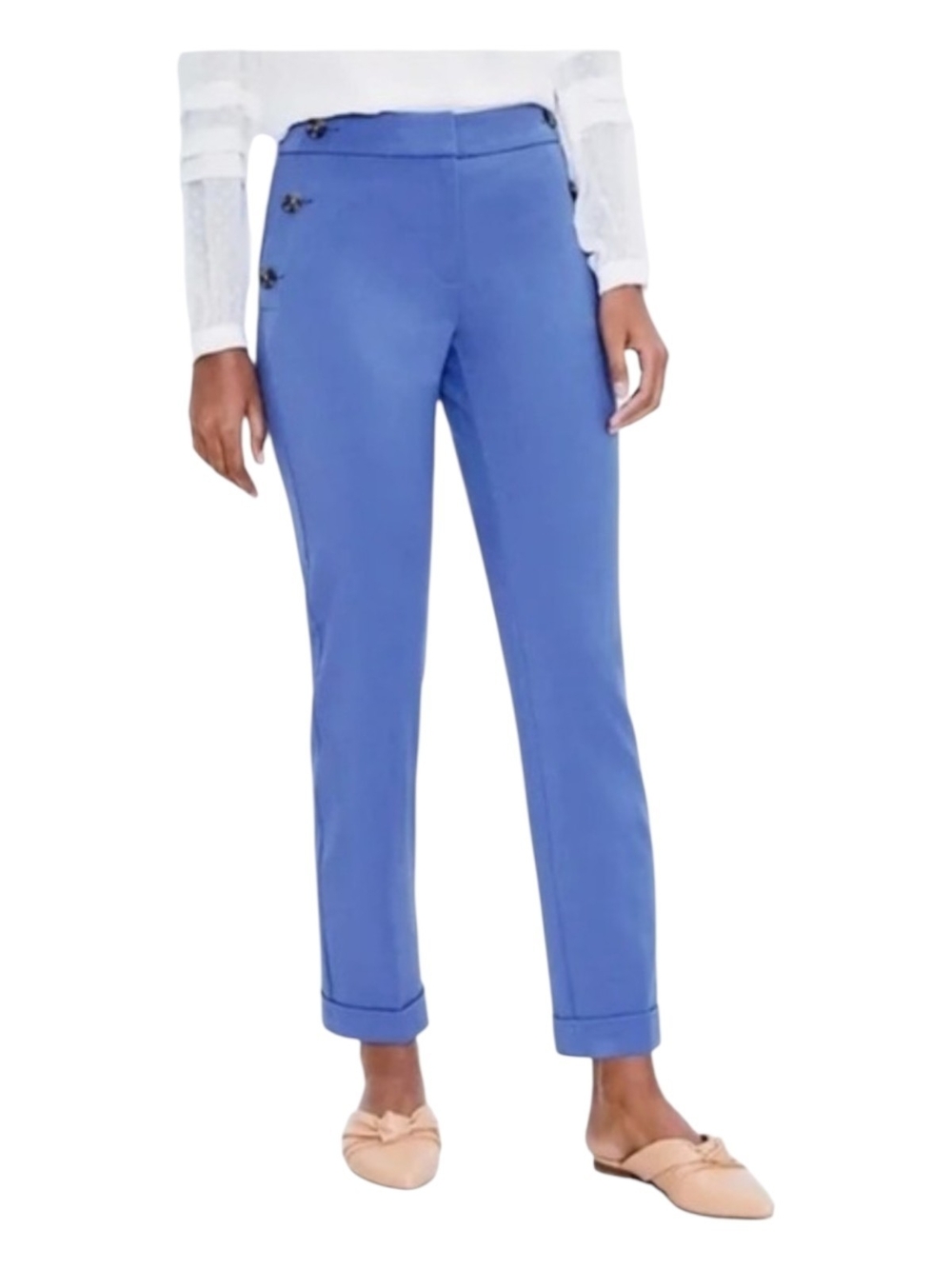 Loft Blue Sailor Pants size 10